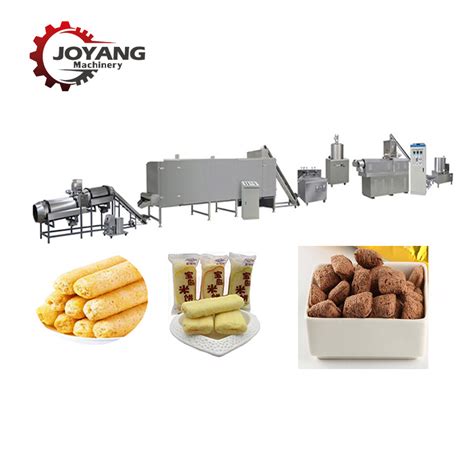 Automatic Core Filling Extruder Stuffed Puffed Chips Snack Machine