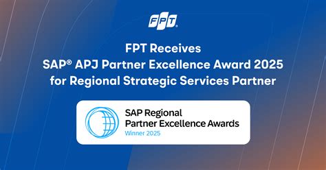 FPTはSAP® APJ Partner Excellence Awards 2025で地域戦略サービスパートナーとして表彰されました