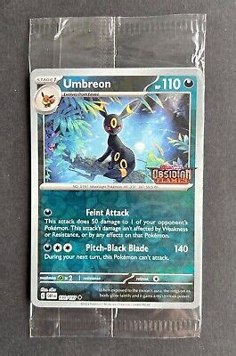 POKEMON TCG UMBREON HOLO REVERSE UK PROMO STAMPED 130 197 SEALED