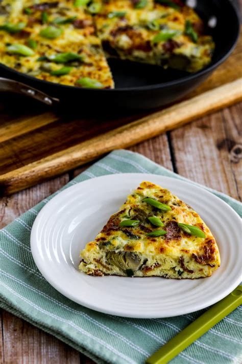 Artichoke Frittata With Bacon Kalyn S Kitchen