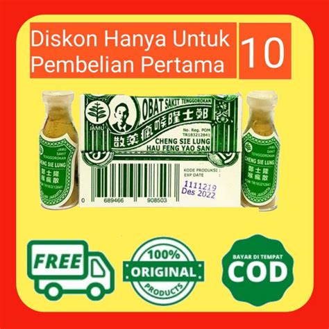 Jual Bisa Cod Cheng Sie Lung Hau Fung San Obat Sariawan Bpom