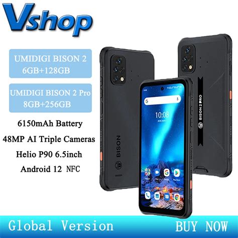 Umidigi Bison 2 Pro 8gb 256gb Bison 2 8gb 128gb Ip68 Ip69k Rugged