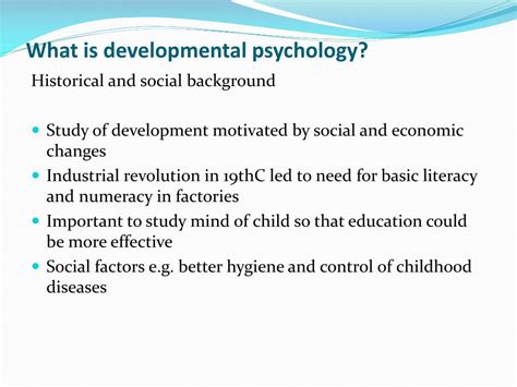 Ppt Developmental Psychology Powerpoint Presentation Free Download