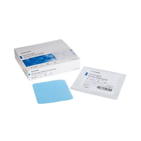 Mckesson Hydrogel Sheet Dressing Sterile Wound Bandage Hydrogel