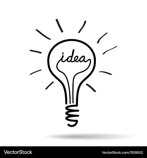 Idea Bulb Vector