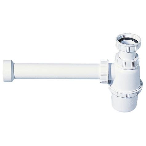 Siphon De Lavabo Avec Tuyau Mural Coller Wirquin Siphons