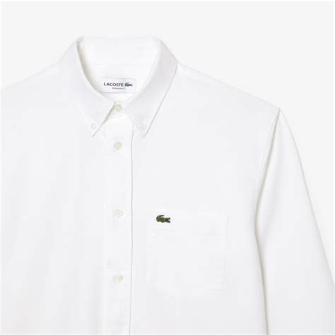 Mens Regular Fit Shirts Short And Long Sleeves Lacoste Ph