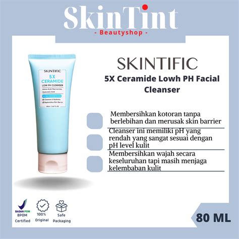 Jual Skintific 5x Ceramide Low Ph Cleanser 80 Ml Shopee Indonesia