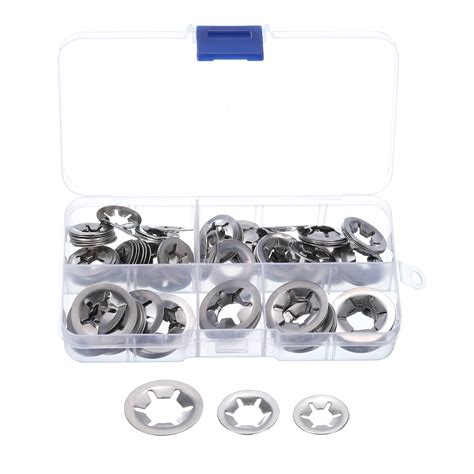 Uxcell 120 Pcs Internal Tooth Washers Set 3 Sizes M8 M10 M12 Quick