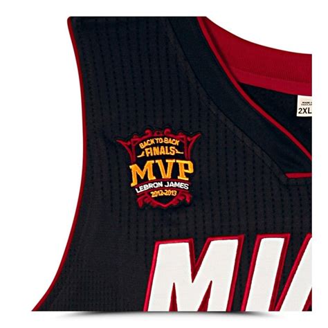 LeBron James Signed LE Heat Jersey with 2013 NBA Finals MVP Patch (UDA ...