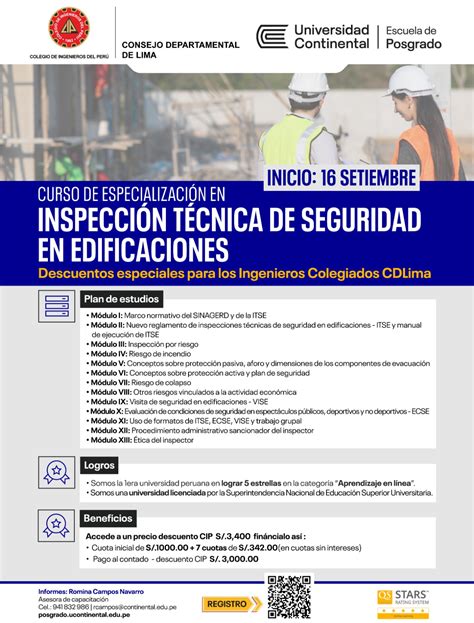 Curso De Especializaci N Inspecci N T Cnica De Seguridad En