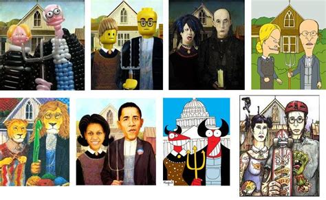 American gothic parodies – Artofit