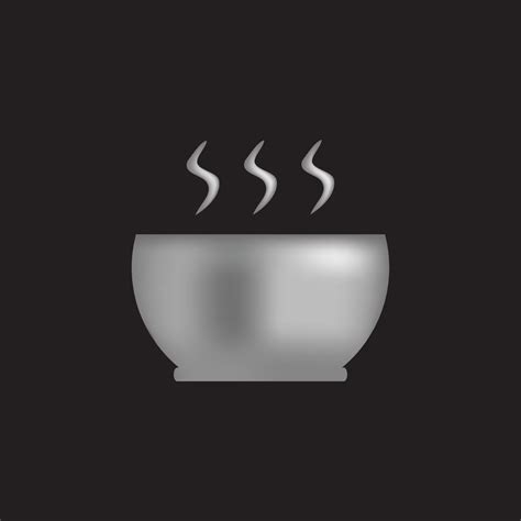 3d Hot Soup Metal Bowl Icon Vector Design 21664189 Vector Art At Vecteezy