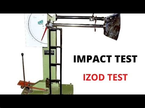 Material Testing Lab Impact Test Izod Test Ktu Youtube