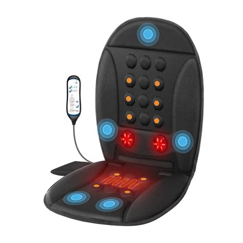 COMFIER Massage Seat Cushion with Heat, Vibration Back Massager for Ch ...