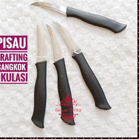 Jual Bagus Pisau Grafting Okulasi Cangkok Stek Batang Tanaman Shopee