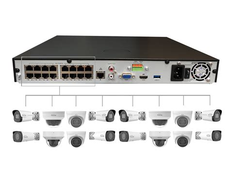 Channel Network Video Nvr Recorder With Poe Gyration