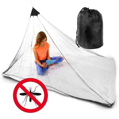 Mosquito Net+4*Ground nail Outdoor Portable Camping Anti Mosquito Net ...