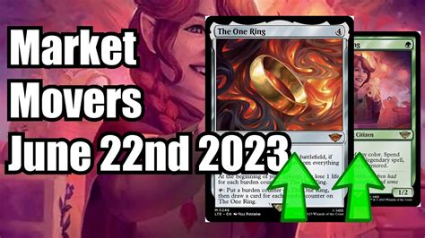 MTG Market Movers June 22 2023 The One Ring Moves Up Modern