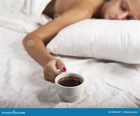 Coffee In Bed Stock Image Image 33966291