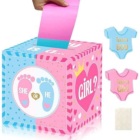 Amazon Senfaro Gender Reveal Party Supplies Game Ideas Kit Baby