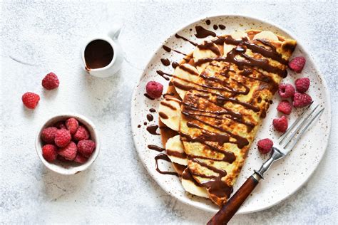 Receta De Crepes De Banana Y Chocolate