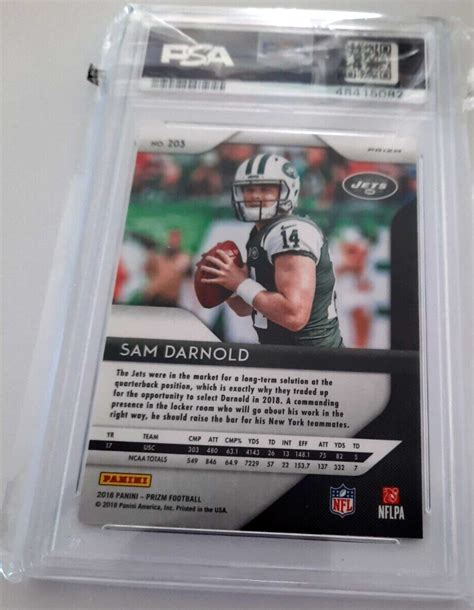 Panini Prizm Rookie Red White Blue Prizm Sam Darnold Rc