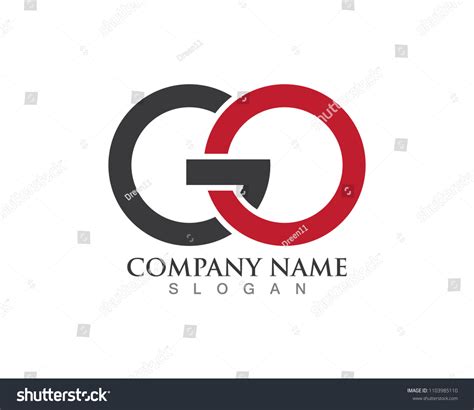 Go Logo Template Vector Stock Vector (Royalty Free) 1103985110 ...