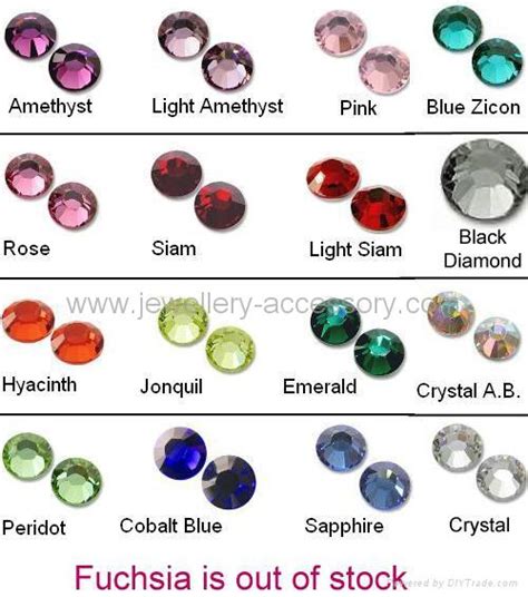 Flat Back Hot Fix Rhinestones Gleam China Trading Company Jewelry Parts Jewelry