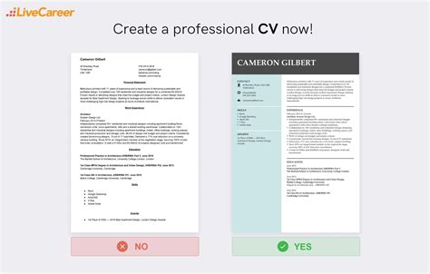 Architecture Cv Examples Template And Tips