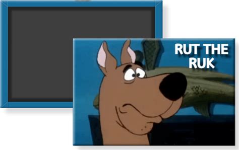 Scooby Doo Cartoon Dog Rut The Ruk Funny Image Refrigerator Magnet 2 X