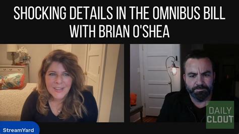 Brian Oshea Analyzes Shocking Details In The Omnibus Bill With Dr