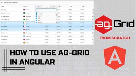 How To Use Ag Grid In Angular