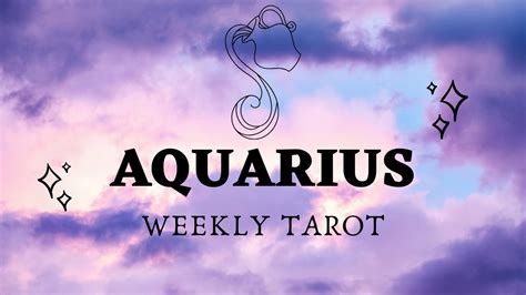 Weekly Tarot Reading For Aquarius April Th Th A Productive