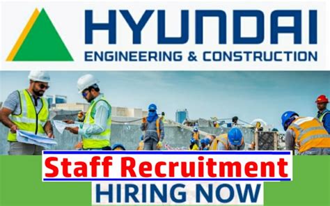 Hyundai Job Vacancies Engineering Construction Careers