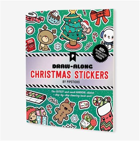 Draw Along Christmas Sticker Book