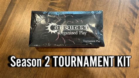 CONQUEST Last Argument Of Kings S2 Tournament Kit UNBOXING YouTube