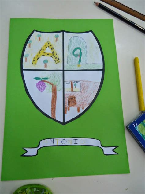 Our English Class Creating Our Emblems