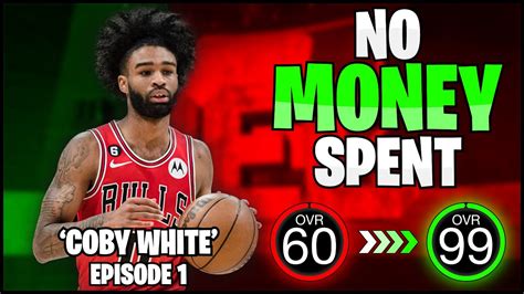 Coby White Pg To Ovr No Money Spent Online Only In Nba K