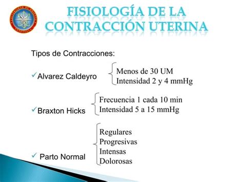 Fisiolog A De Las Contracciones Uterinas Ppt