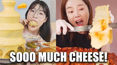 Mukbangers Eating Ridiculous Amounts Of Cheese Youtube