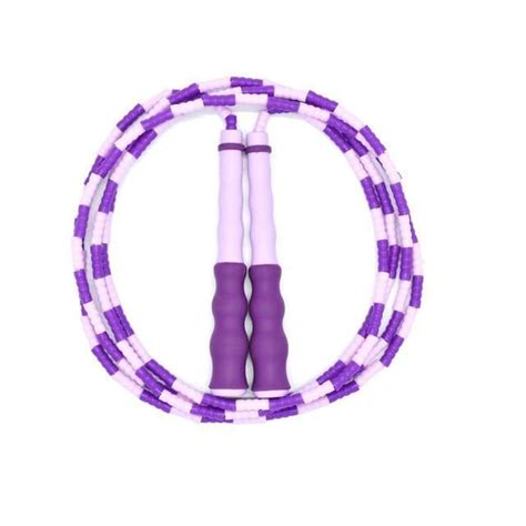 CORDE A SAUTER Purple Corde à sauter en bambou 2 6M en PVC pour