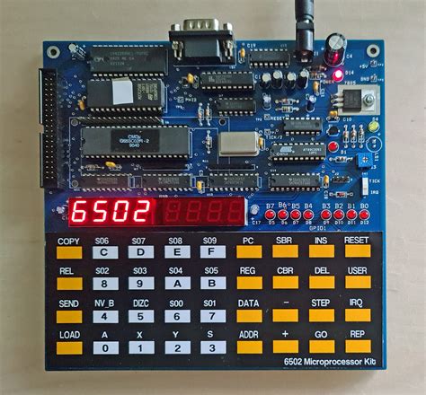 6502 Microprocessor Kit Retro Computing