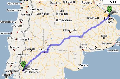 Distância De Buenos Aires A Bariloche - AGENCIA DE TURISMO HUENTE-CO TRAVEL: Ruta Buenos Aires - S.C de Bariloche