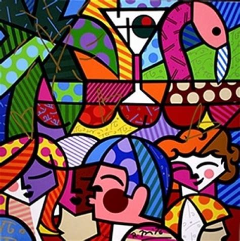 Untitled Lithograph By Romero Britto For Sale On Art Brokerage