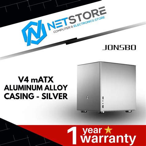 Jonsbo V Matx Aluminum Alloy Casing Silver J Ca V Sil Shopee