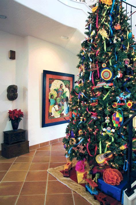 Colorful Mexican Christmas Tree Mexican Christmas Decorations