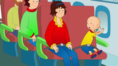 Caillou Rides An Airplane Caillou S New Adventures Season 2 Episode