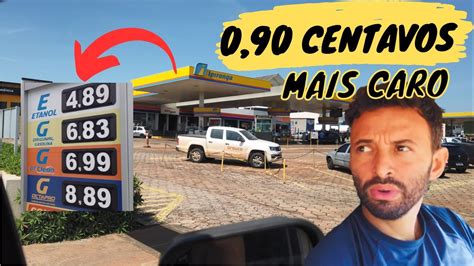 TIVEMOS QUE VOLTAR DO PARANÁ Gasolina muito mais cara que São Paulo