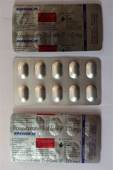 Rosuvastatin 10 Mg Tablets ELDER At Rs 150 Box In Nagpur ID 24993964712